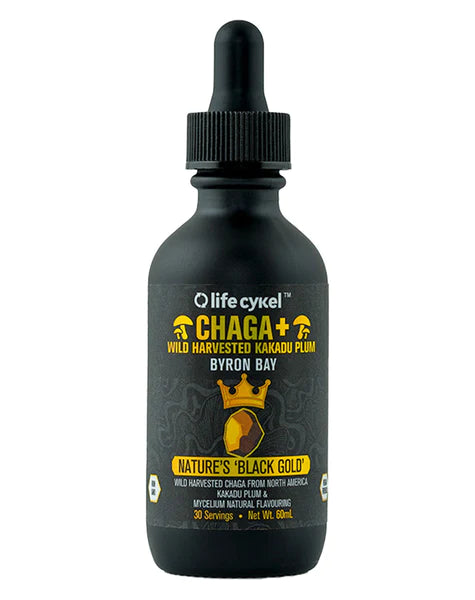 CHAGA DOUBLE EXTRACT MUSHROOM FLAVOURING BY LIFE CYKEL