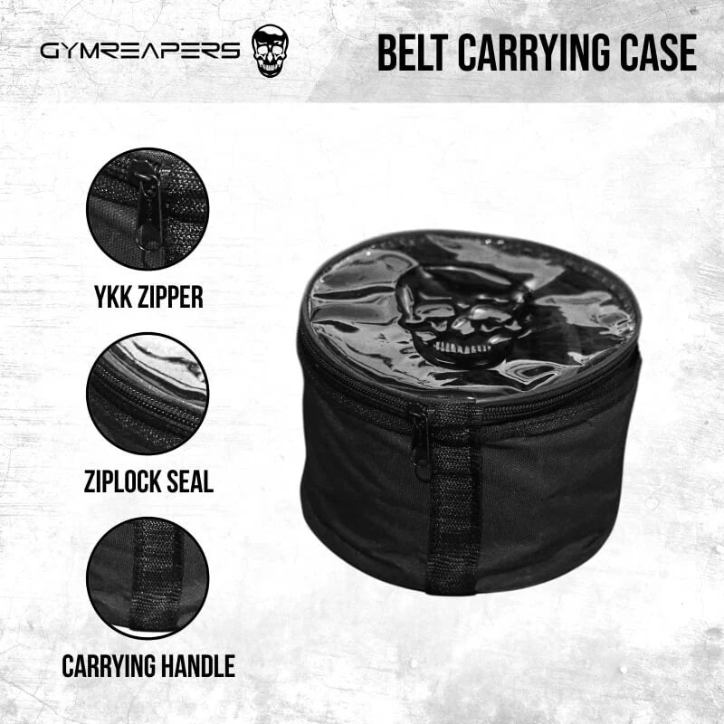 7mm Leather Double Prong Weightlifting Belt | GymReapers