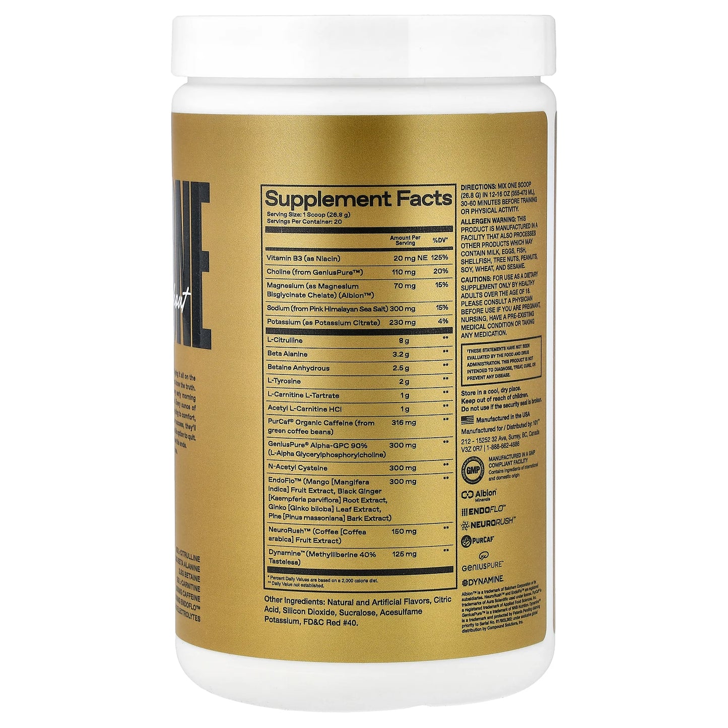 One Of One Loaded Pre-Workout