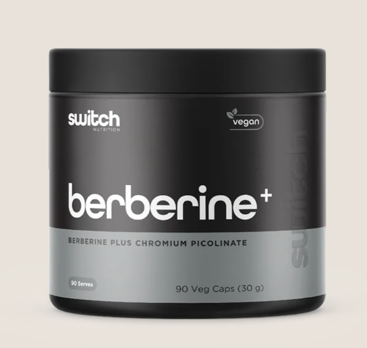 Berberine + by Switch Nutrition | 90 Vegan Capsules