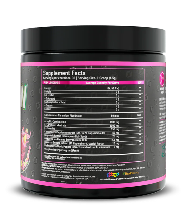 Hyperburn by Onest Nutrition | Caffeine Free 30 Serves