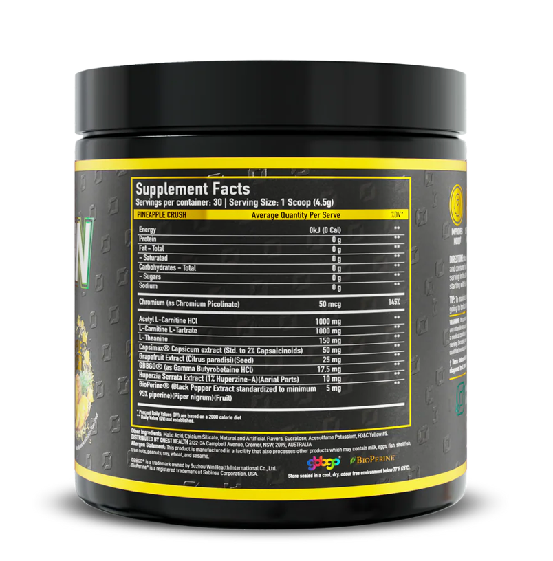 Hyperburn by Onest Nutrition | Caffeine Free 30 Serves