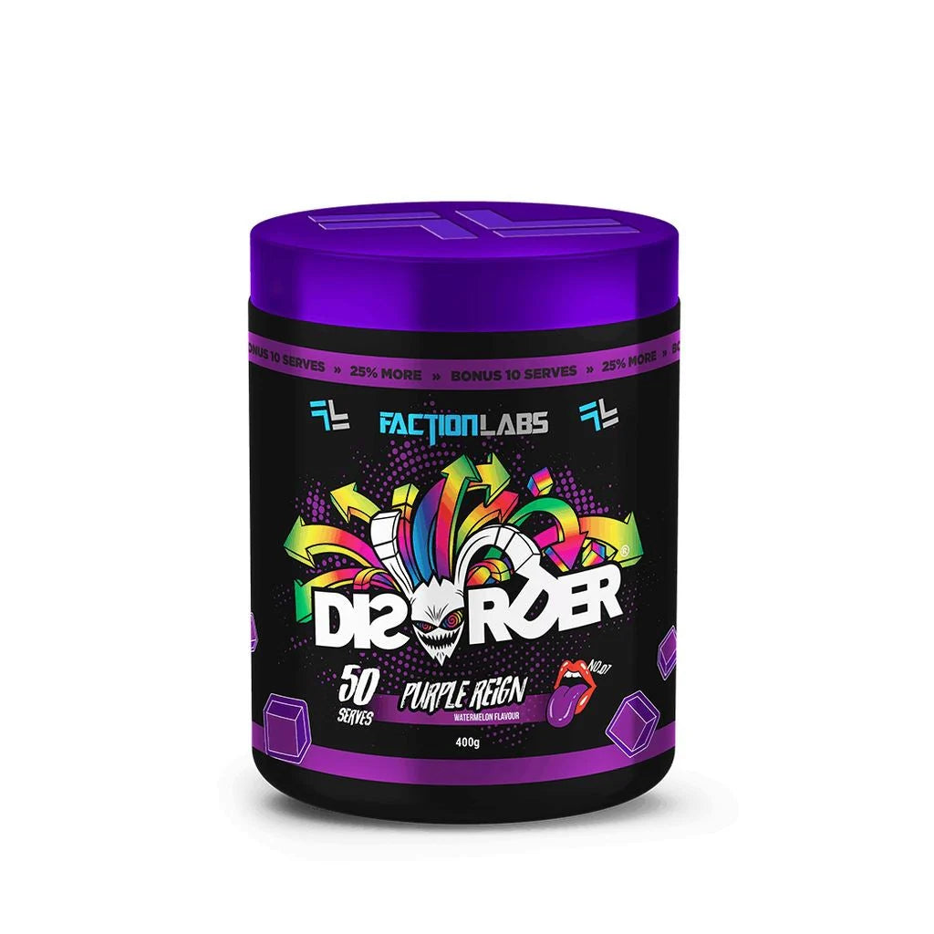 DISORDER BY FACTION LABS | PRE-WORKOUT | 25 SRV