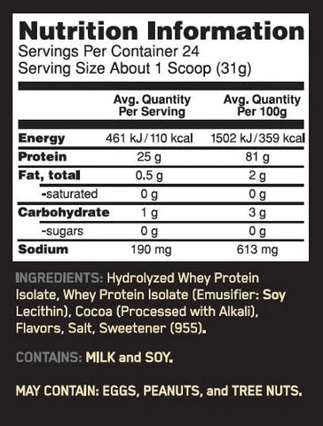 Gold Standard 100% Isolate Whey Protein by Optimum Nutrition