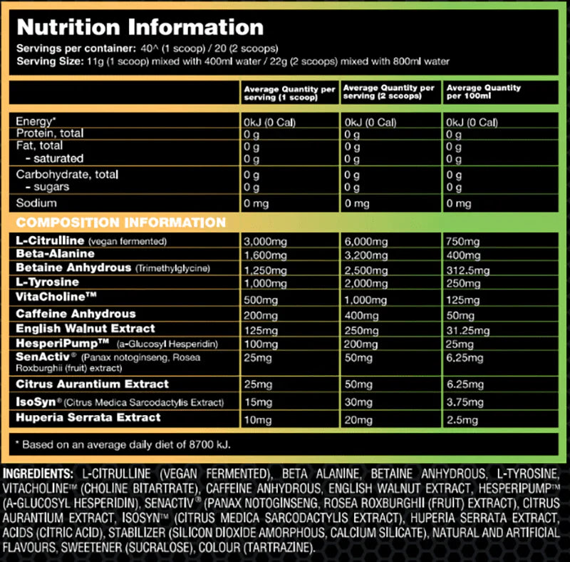 HyperMax Grand Pre by Performax Labs | 40 scoops