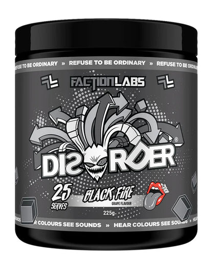 DISORDER BY FACTION LABS | PRE-WORKOUT | 25 SRV
