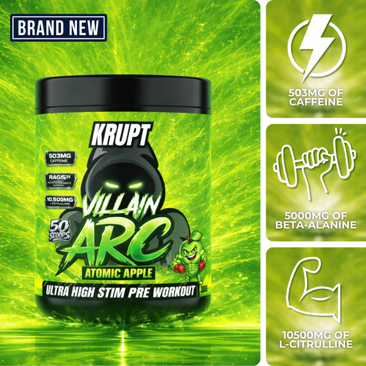 Villain Arc Ultra High Stim Pre Workout by Krupt Supps