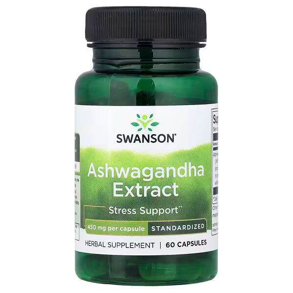 Ashwagandha Extract by Swanson | 60 Capsules