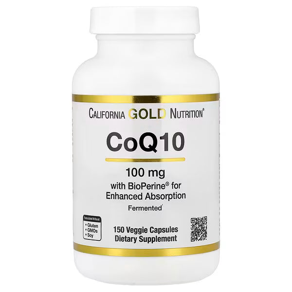 COQ10 100mg by California Gold Nutrition | 150 Capsules
