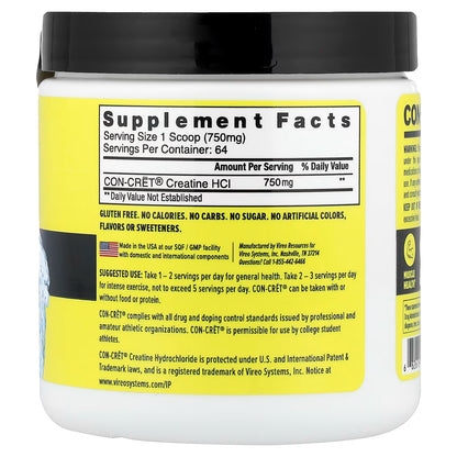 Con-Cret Creatine HCL by Promera Sports | 64 serves