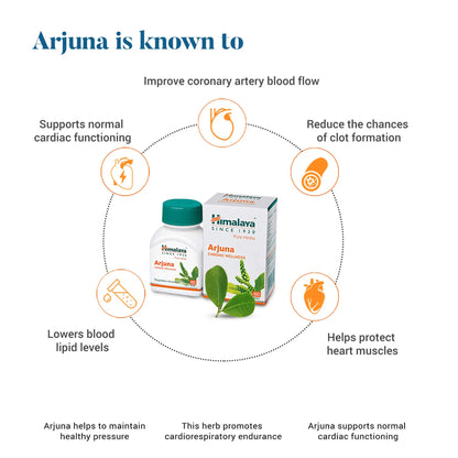 Arjuna Extract by Himalya | 60 tablets
