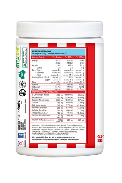 Big Energy Pre-Workout by Adonis Gear | 30 Serves