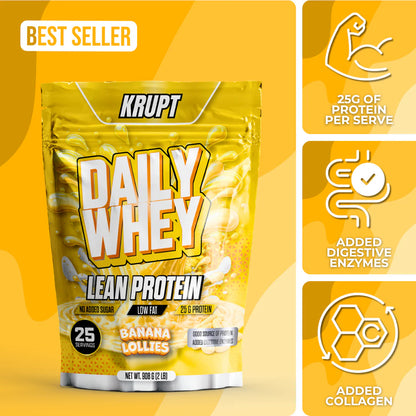 Daily Whey by Krupt Supps | 25 Scoops