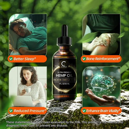 Premium Hemp Oil 12,000mg | 30mls