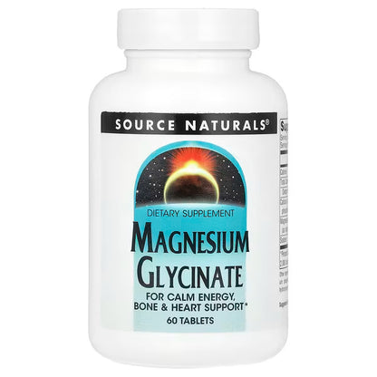 Magnesium Glycinate by Source Naturals | 60 Tablets