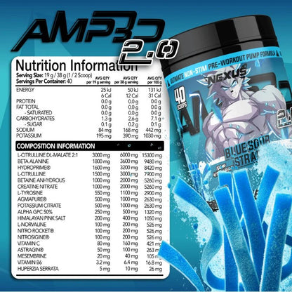 AMP3D 2.0 by Nexus Sports Nutrition | 40 Scoops