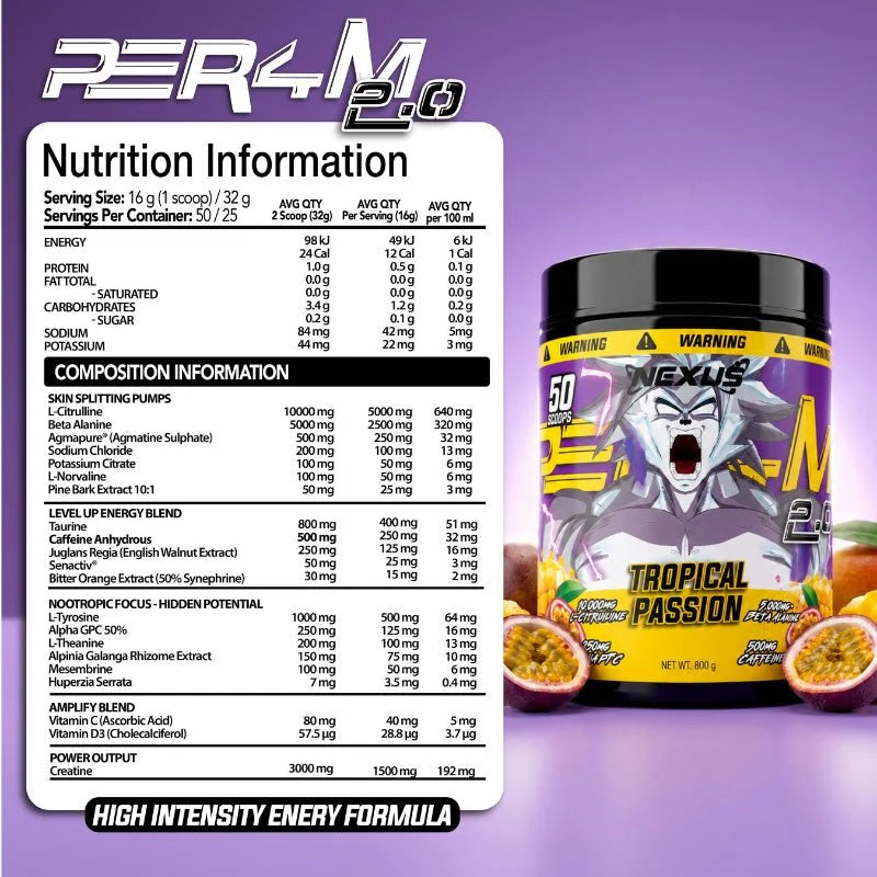 PER4M 2.0 by Nexus Sports Nutrition