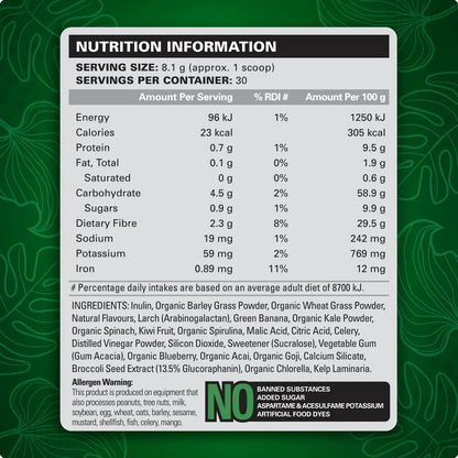 OxyGreens by EHP Labs | 30 Serves