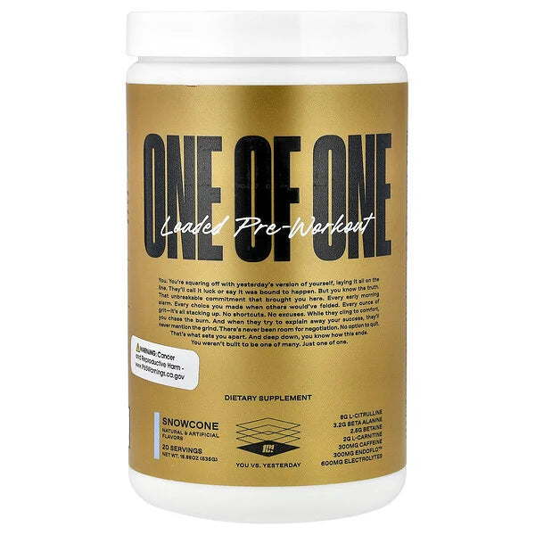 One Of One Loaded Pre-Workout
