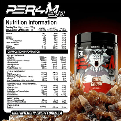 PER4M 2.0 by Nexus Sports Nutrition