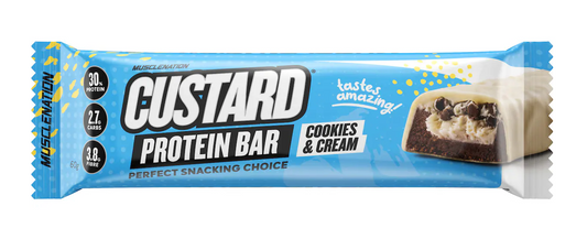 Muscle Nation Custard Bar - Cookies & Cream