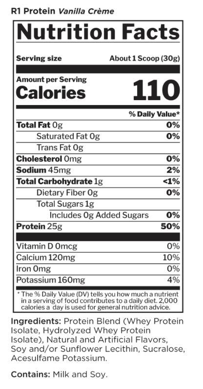 Whey Protein Isolate | Rule1