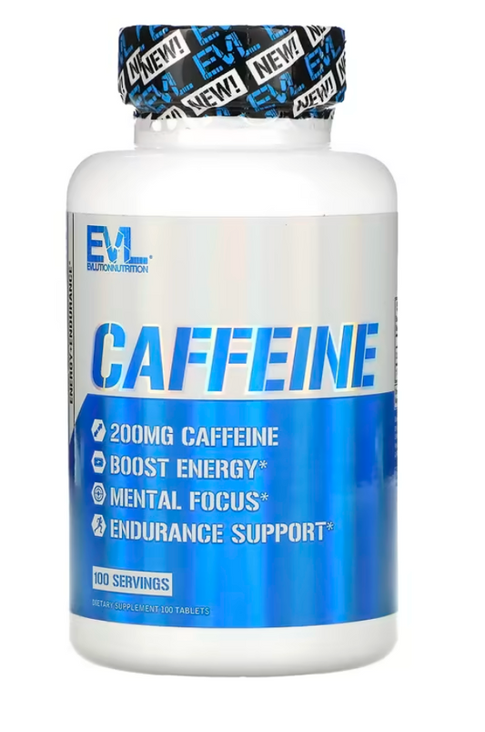 Caffeine by EVL Nutrition | 100 Capsules