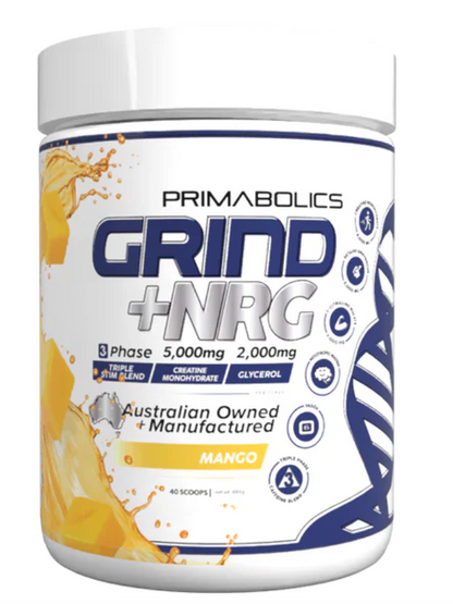 Grind + NRG by Primabolics | 40 Scoops