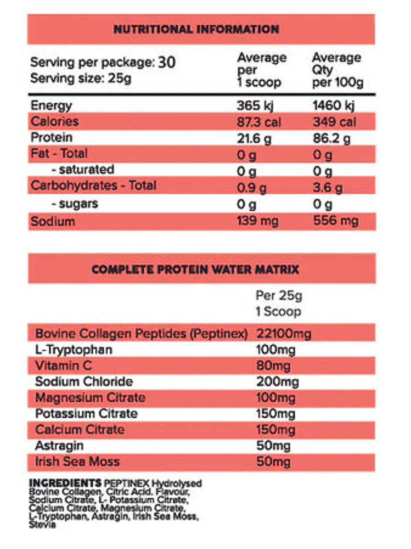 Collagen Protein Water by Primabolics | 15 serves