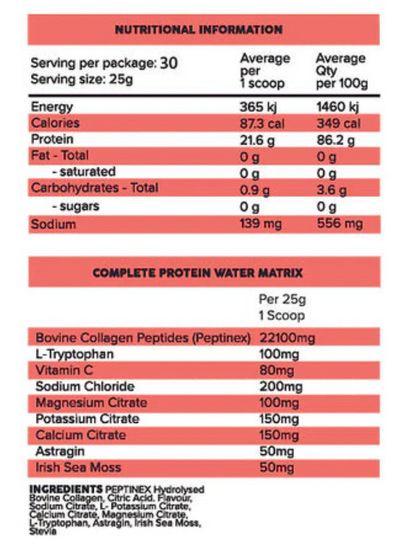 Collagen Protein Water by Primabolics | 15 serves