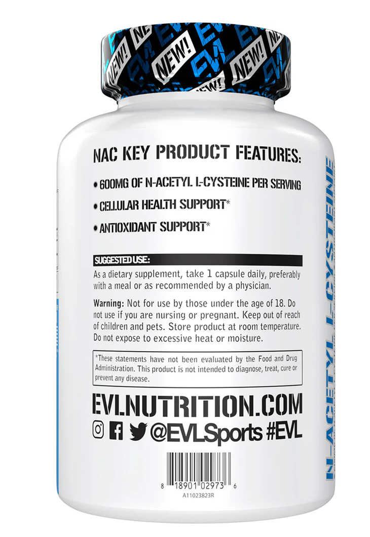 NAC by EVL Nutrition | 60 Serves