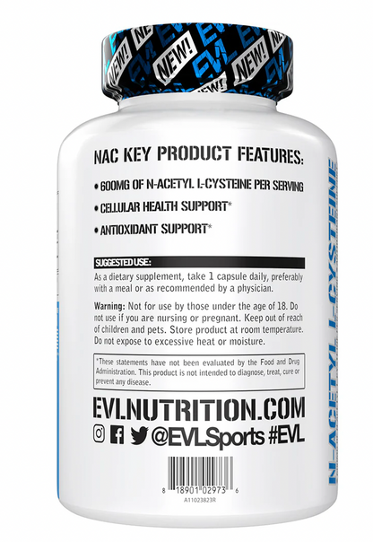 NAC by EVL Nutrition | 60 Serves