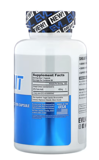 Shilajit by EVL Nutrition | 60 Capsules