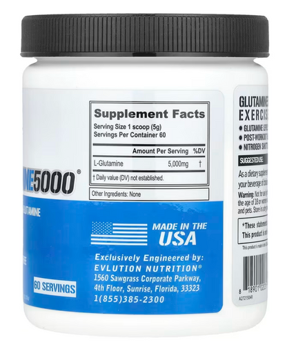 L-Glutamine by EVL Nutrition | 60 Serves