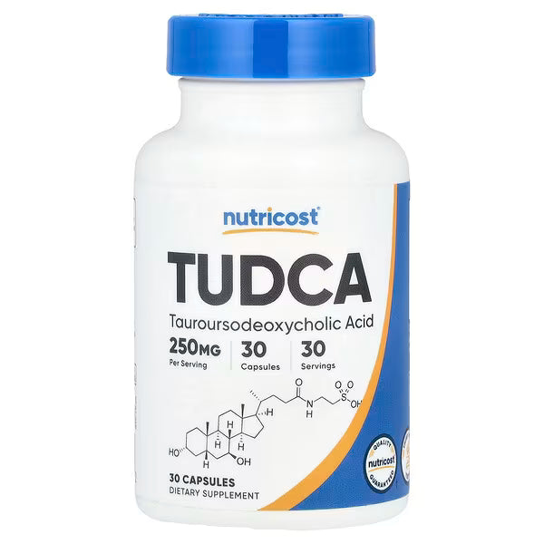 TUDCA 250mg by Nutricost | 30 Capsules
