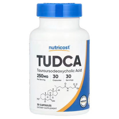 TUDCA 250mg by Nutricost | 30 Capsules
