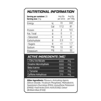 Pre Energy + Creatine by Altered Essentials