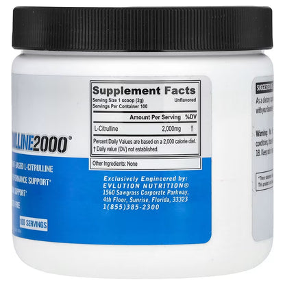 L-Citrulline 2000 by EVL Nutrition