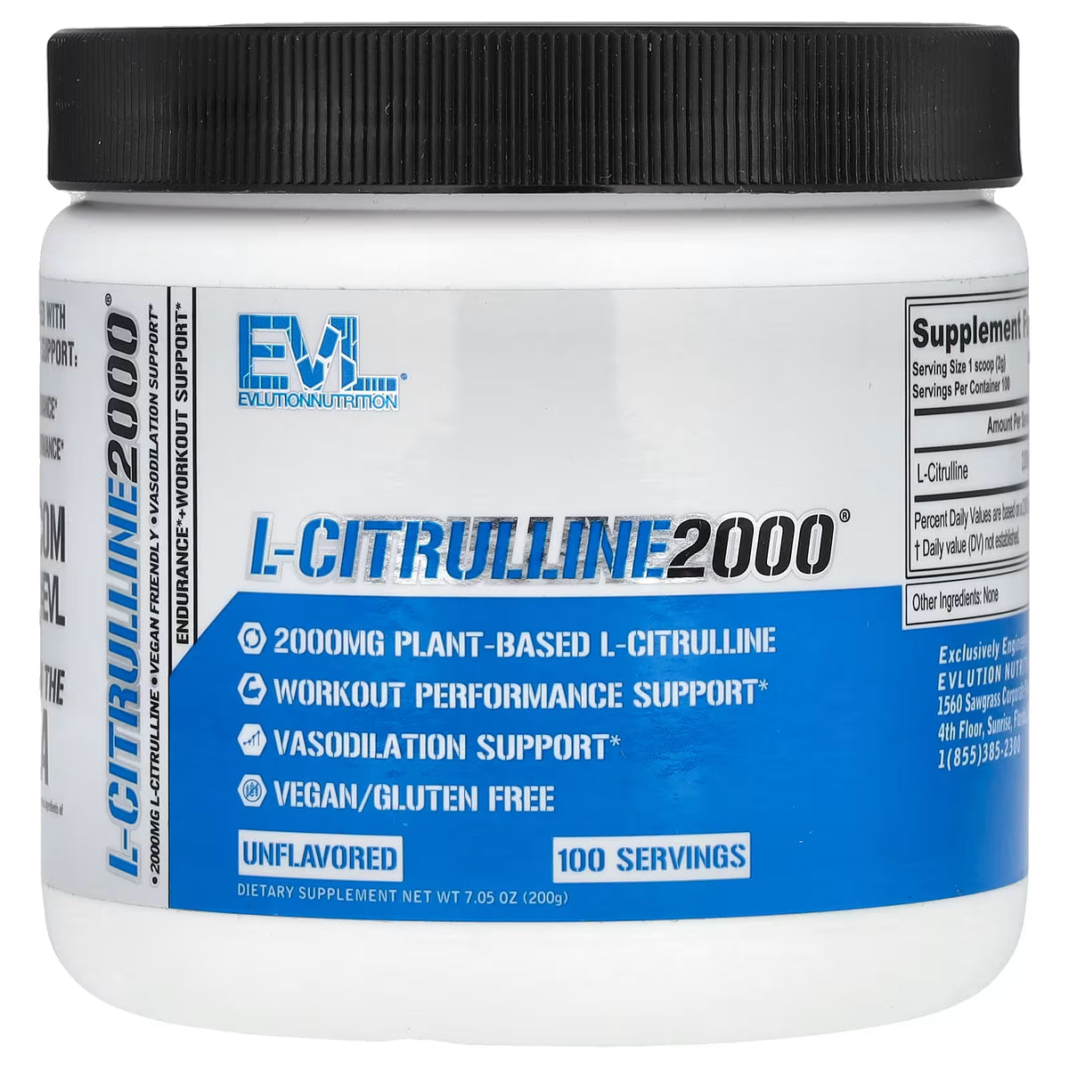 L-Citrulline 2000 by EVL Nutrition