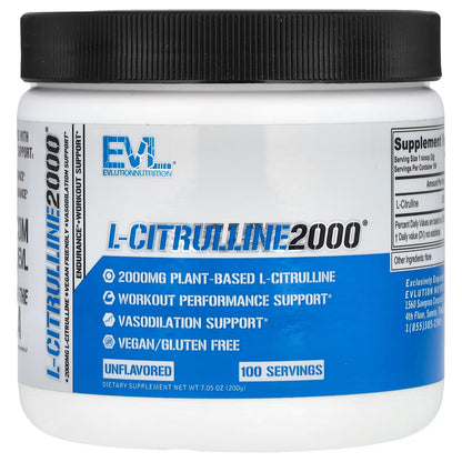 L-Citrulline 2000 by EVL Nutrition