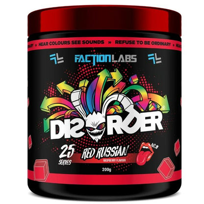 DISORDER BY FACTION LABS | PRE-WORKOUT | 25 SRV