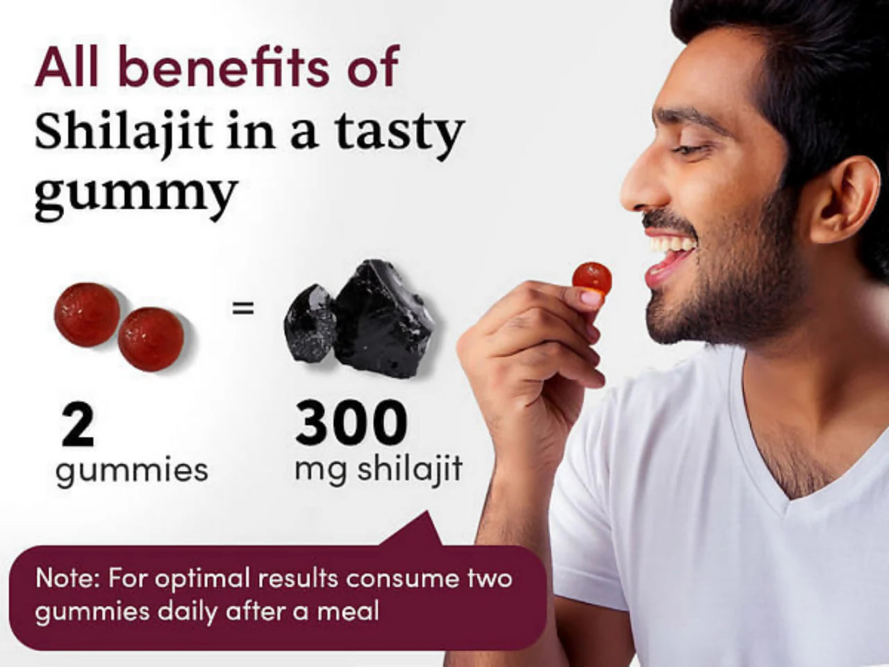 Shilajit + Ashwaganda Gummies | 30 Pack