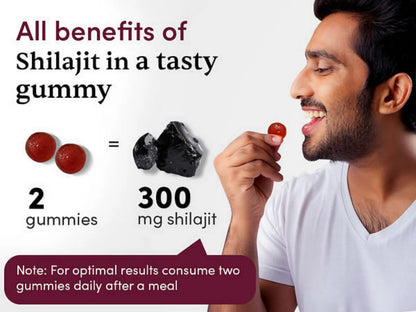 Shilajit + Ashwaganda Gummies | 30 Pack