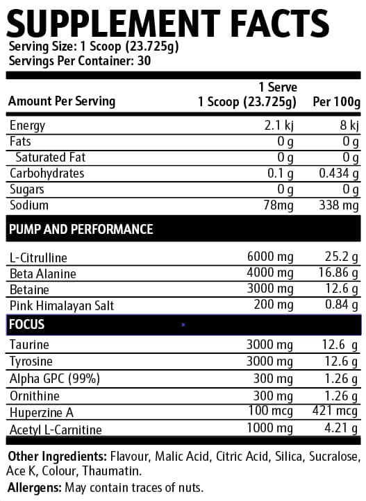 Villain Pump | 60 Scoops