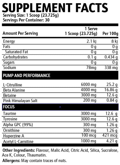 Villain Pump | 60 Scoops