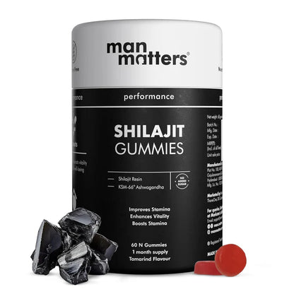 Shilajit + Ashwaganda Gummies | 30 Pack