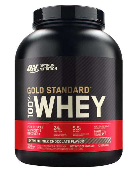 GOLD STANDARD 100% WHEY BY OPTIMUM NUTRITION | 73 SERVICES | 2.25KG