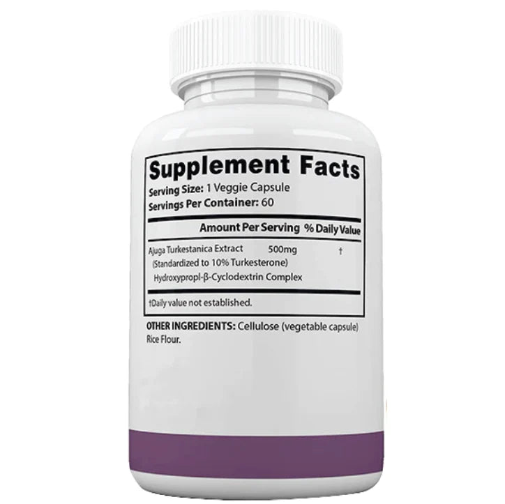 Turkesterone 500mg | 60 Capsules
