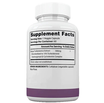 Turkesterone 500mg | 60 Capsules